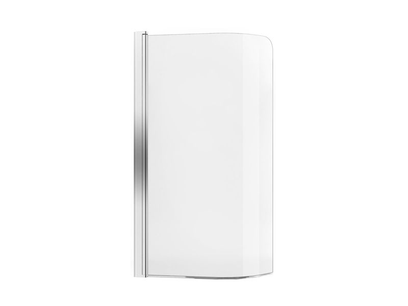 Parawan nawannowy Ravak CVSK1 Rosa 160/170 L jednoczęściowy szkło transparent chrom 1 szt.