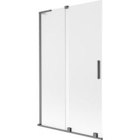 Parawan nawannowy rozkładany Mexen Velar L gun gray 110x150 cm 1 szt.