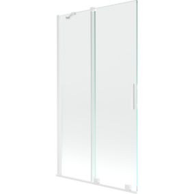 Parawan nawannowy rozsuwany Mexen Velar biały 100x150 cm 1 szt.