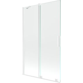 Parawan nawannowy rozsuwany Mexen Velar biały 110x150 cm 1 szt.
