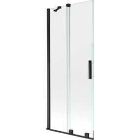Parawan nawannowy rozsuwany Mexen Velar czarny 80x150 cm 1 szt.