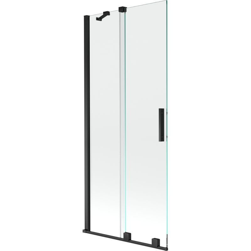 Parawan nawannowy rozsuwany Mexen Velar czarny 85x150 cm 1 szt.