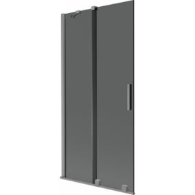 Parawan nawannowy rozsuwany Mexen Velar grafit 95x150 cm 1 szt.