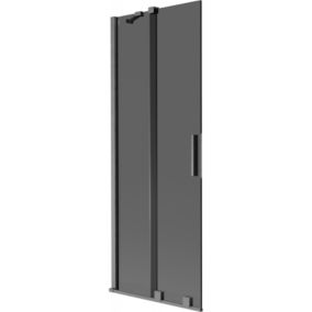 Parawan nawannowy rozsuwany Mexen Velar grafitowy 70x150 cm 1 szt.