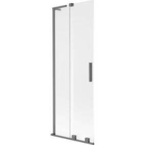 Parawan nawannowy rozsuwany Mexen Velar gun metal 70x150 cm 1 szt.