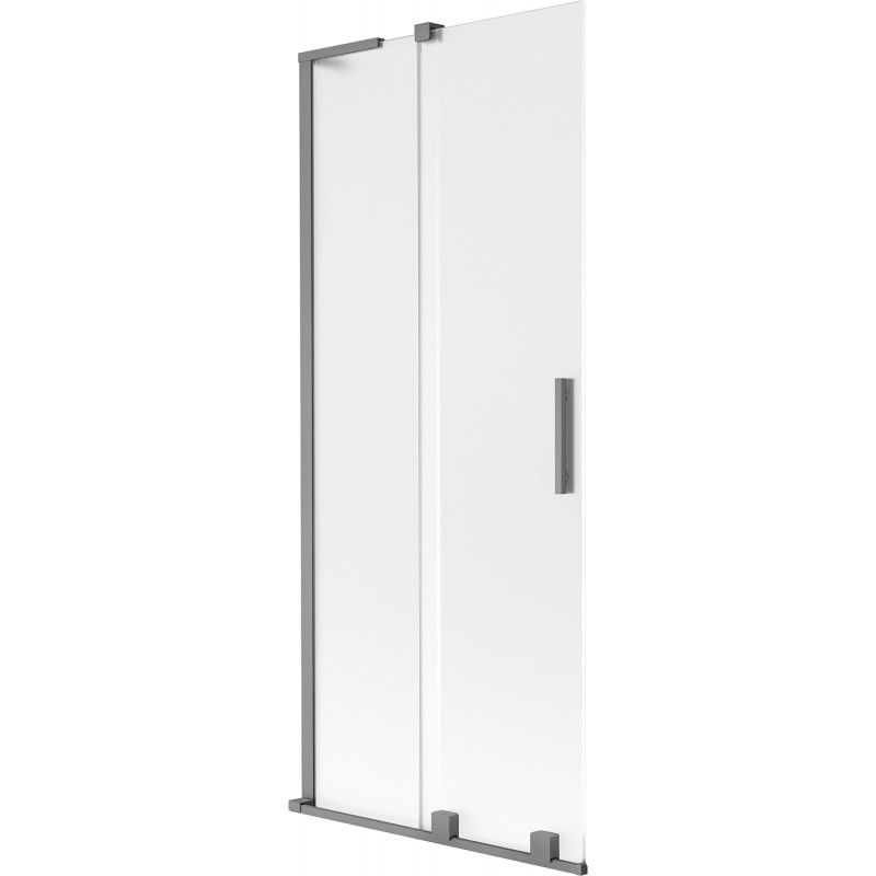 Parawan nawannowy rozsuwany Mexen Velar gun metal 85x150 cm 1 szt.