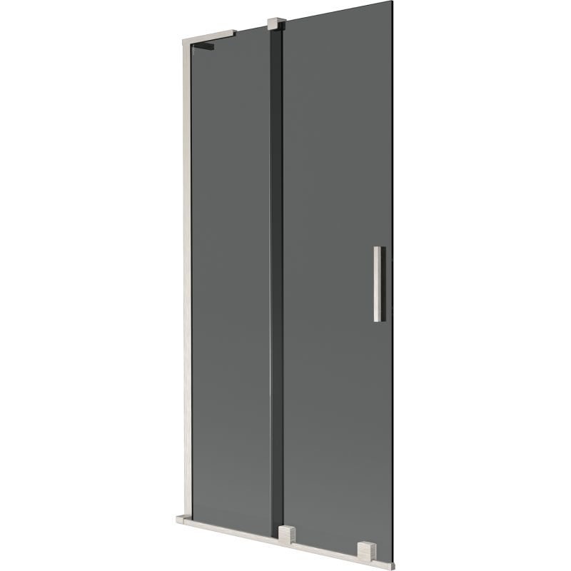 Parawan nawannowy rozsuwany Mexen Velar L grafit 95x150 cm 1 szt.