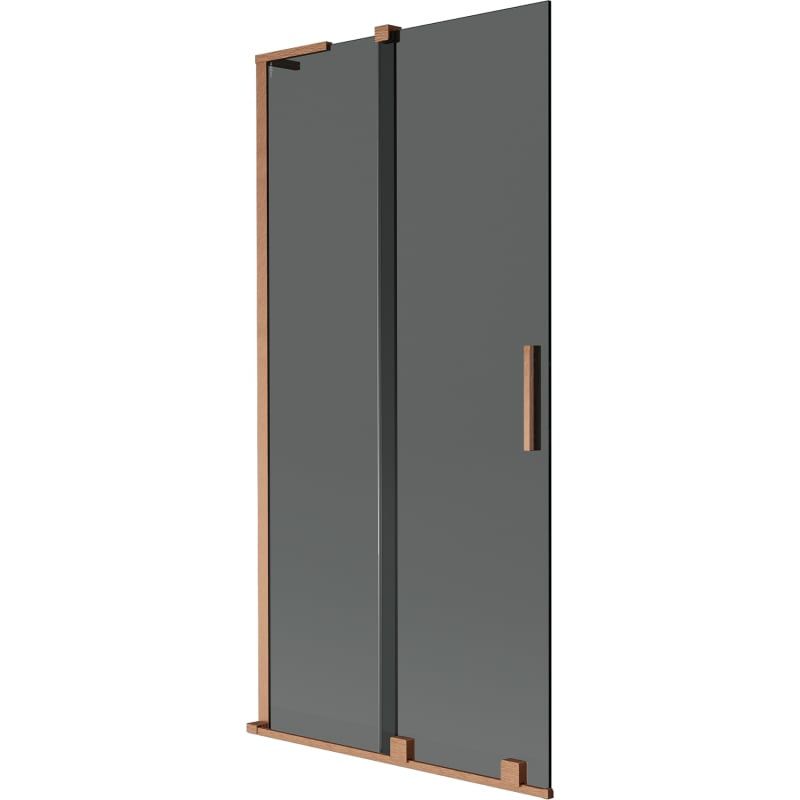 Parawan nawannowy rozsuwany Mexen Velar L grafit 95x150 cm  896-095-003-41-65 1 szt.