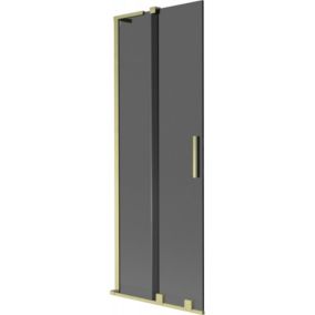 Parawan nawannowy rozsuwany Mexen Velar L grafitowy 70x150 cm 1 szt.