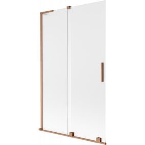 Parawan nawannowy rozsuwany Mexen Velar L szron 110x150 cm 1 szt.