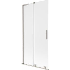 Parawan nawannowy rozsuwany Mexen Velar L szron 90x150 cm 1 szt.