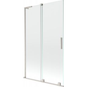 Parawan nawannowy rozsuwany Mexen Velar L transparent 110 x 150 cm 1 szt.