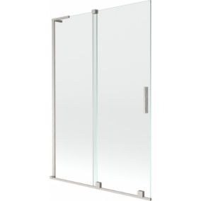 Parawan nawannowy rozsuwany Mexen Velar L transparent 120x150 cm 1 szt.
