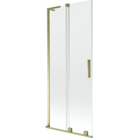Parawan nawannowy rozsuwany Mexen Velar L złoty 85x150 cm 1 szt.