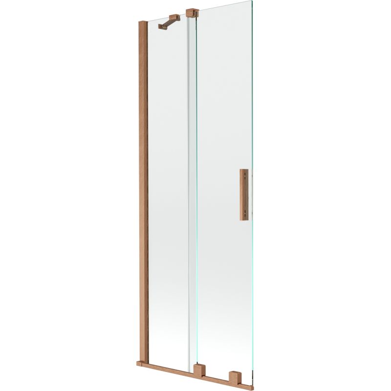 Parawan nawannowy rozsuwany Mexen Velar miedź szczotkowana 75x150 cm 1 szt.