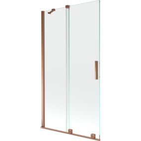 parawan nawannowy rozsuwany Mexen Velar różowe złoto 100x150 cm 1 szt.