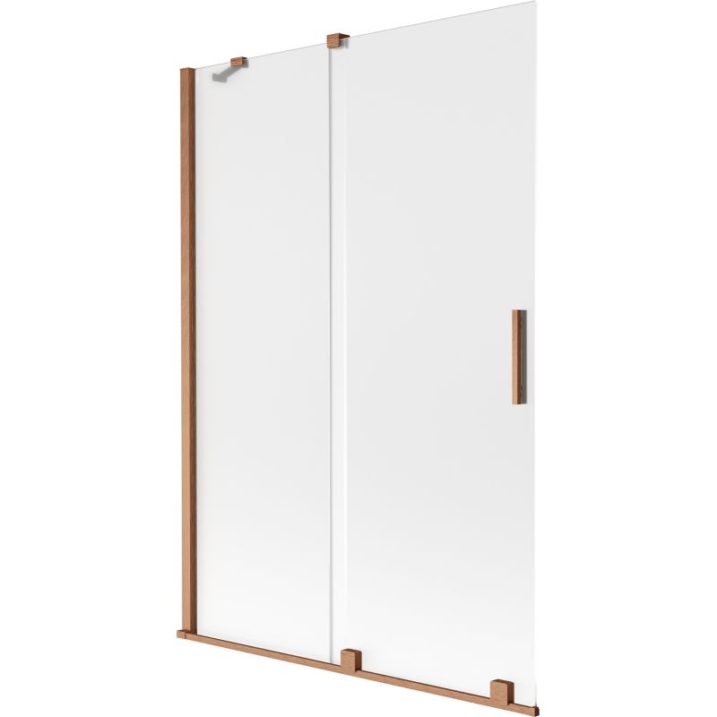 Parawan nawannowy rozsuwany Mexen Velar szron 120x150 cm 1 szt.