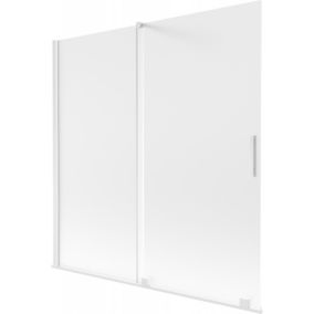 Parawan nawannowy rozsuwany Mexen Velar szron 160x150 cm 2 szt.