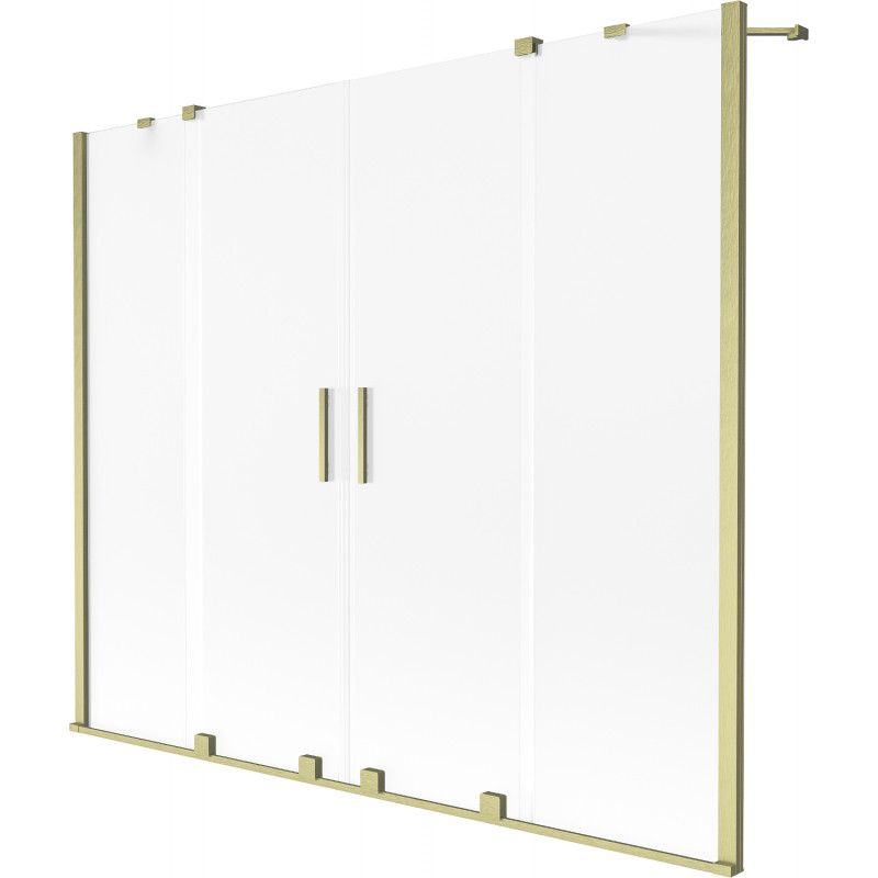 Parawan nawannowy rozsuwany Mexen Velar szron 200 x 150 cm 1 szt.
