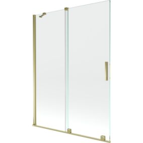 Parawan nawannowy rozsuwany Mexen Velar złoty 130x150 cm 1 szt.