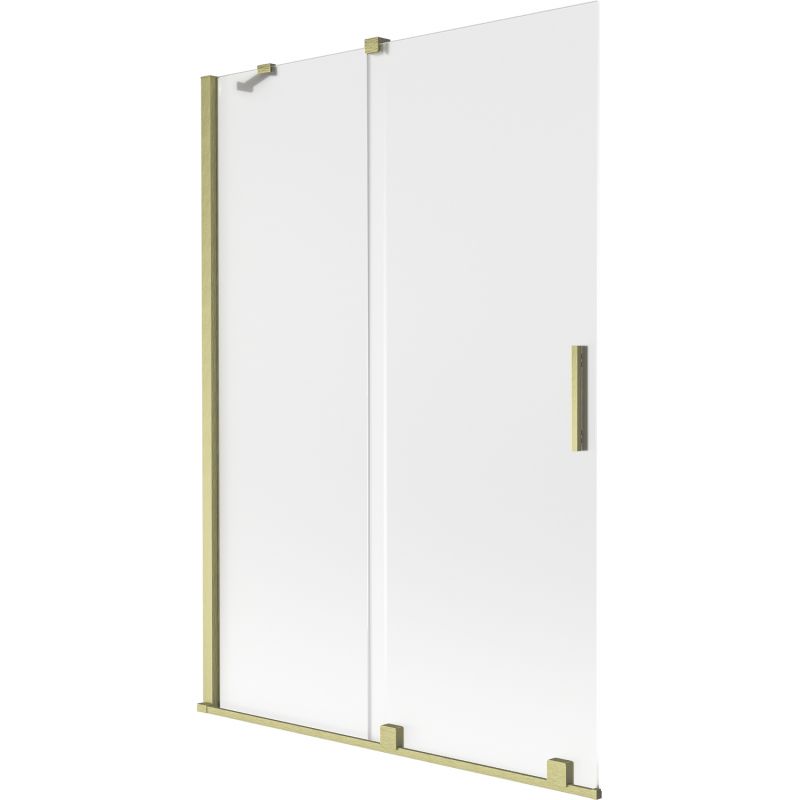 Parawan nawannowy rozsuwany Mexen Velar złoty szron 120x150 cm 1 szt.