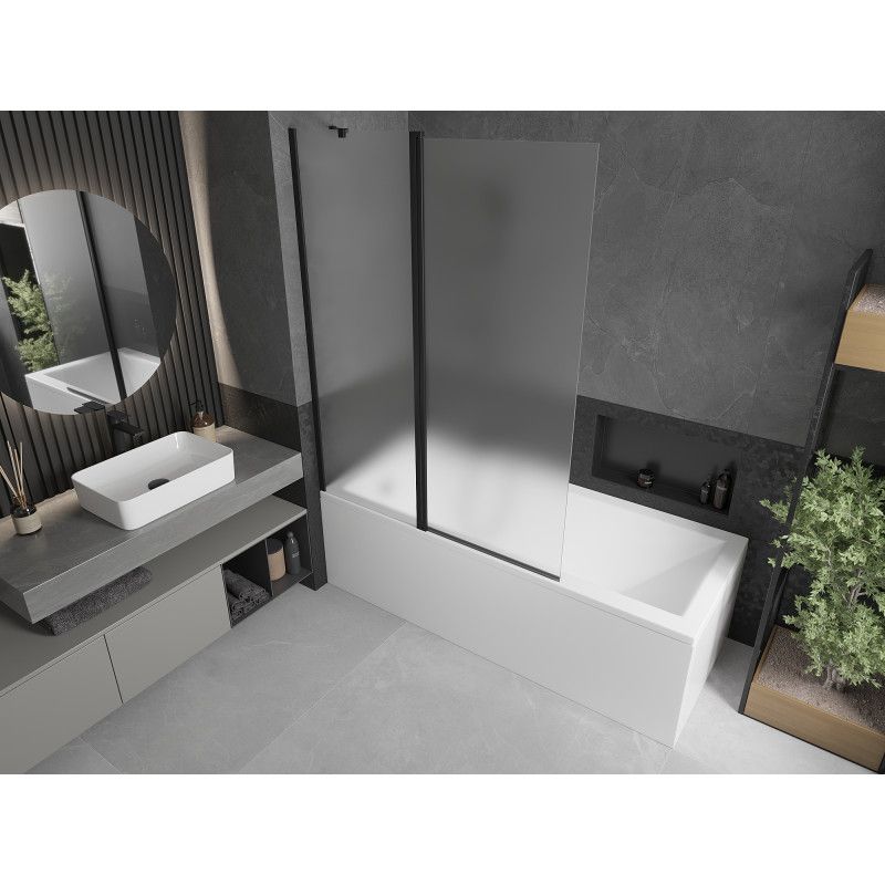 Parawan nawannowy ruchomy Mexen Flip czarny 120x150 cm 1 szt.