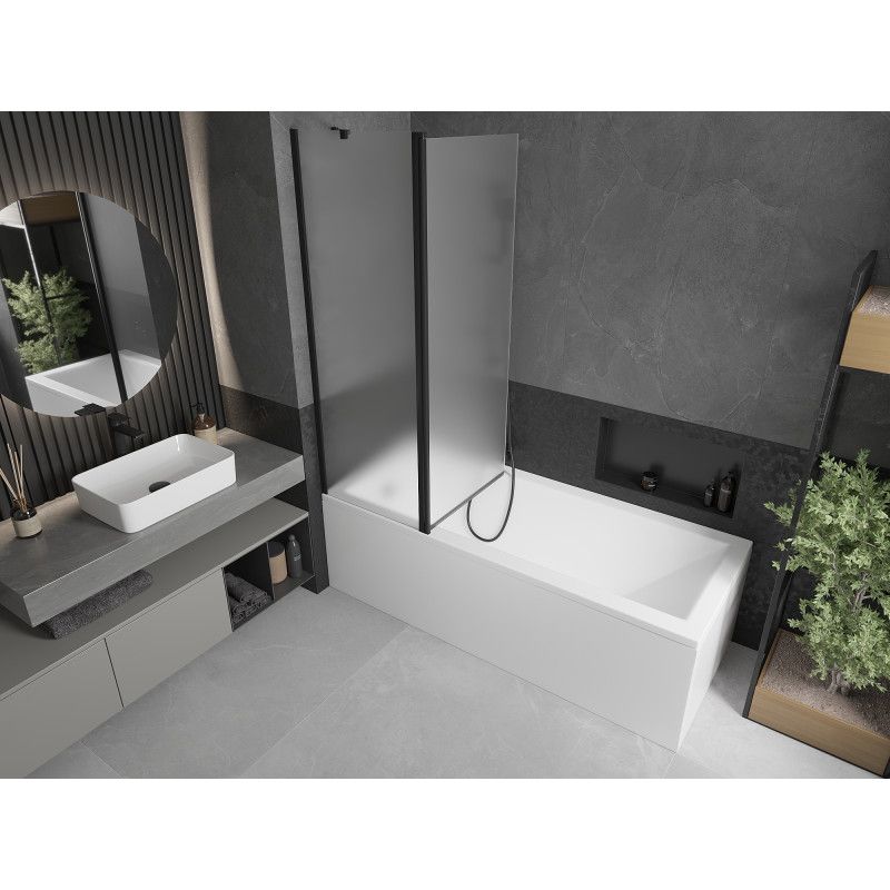 Parawan nawannowy ruchomy Mexen Flip czarny 120x150 cm 1 szt.