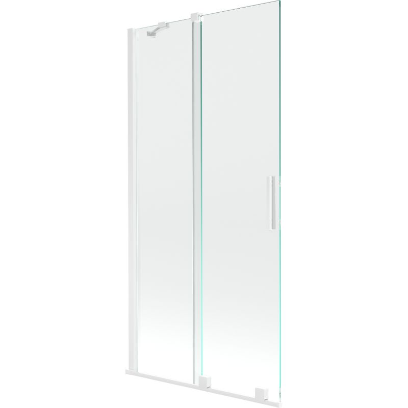 Parawan nawannowy ruchomy Mexen Velar biały 95x150 cm 1 szt.