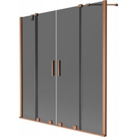 Parawan nawannowy ruchomy Mexen Velar grafit 140x150 cm 1 szt.