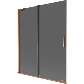 Parawan nawannowy ruchomy Mexen Velar grafit/ różowe złoto 140x150 cm 1 szt.