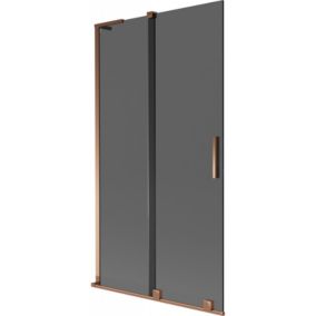 Parawan nawannowy ruchomy Mexen Velar L grafit różowe złoto 100x150 cm 1 szt.