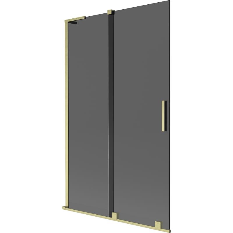 Parawan nawannowy ruchomy Mexen Velar L grafit złoty 110x150 cm 1 szt.