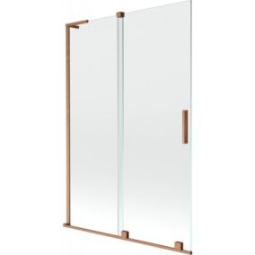 Parawan nawannowy ruchomy Mexen Velar L miedź szczotkowana 120x150 cm 1 szt.