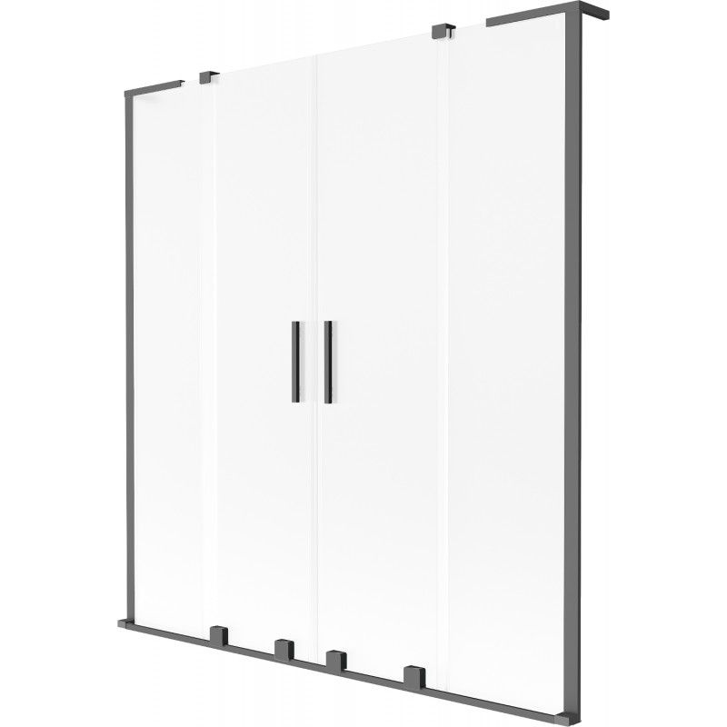 Parawan nawannowy ruchomy Mexen Velar L szron 140x150 cm 1 szt.