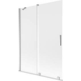Parawan nawannowy ruchomy Mexen Velar szron chrom 130x150 1 szt.