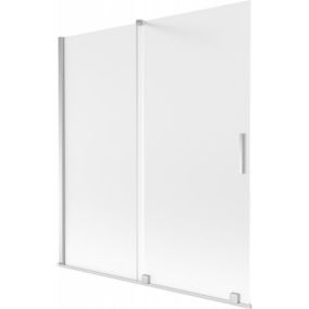 Parawan nawannowy ruchomy Mexen Velar szron chrom 150x150 cm  896-150-000-31-01 1 szt.