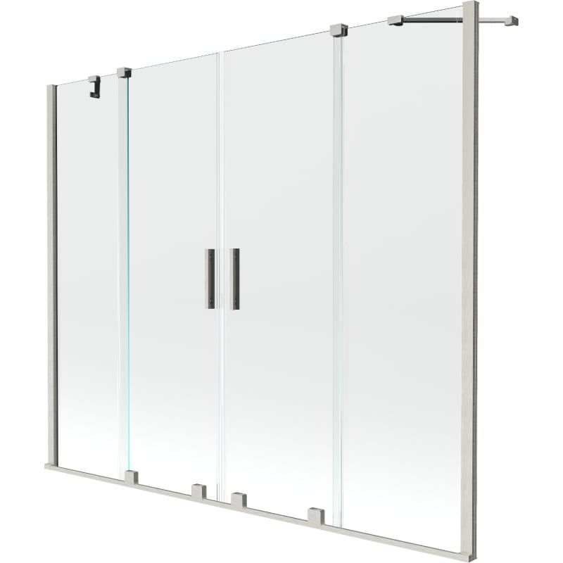 Parawan nawannowy ruchomy Mexen Velar transparent 170x150 cm 1 szt.