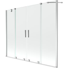 Parawan nawannowy ruchomy Mexen Velar transparent 200x150 cm 1 szt.