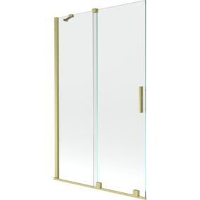 Parawan nawannowy ruchomy Mexen Velar złoty transparent 110x150 cm 1 szt.