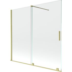 Parawan nawannowy ruchomy Mexen Velar złoty transparent 160 x 150 cm 2 szt.