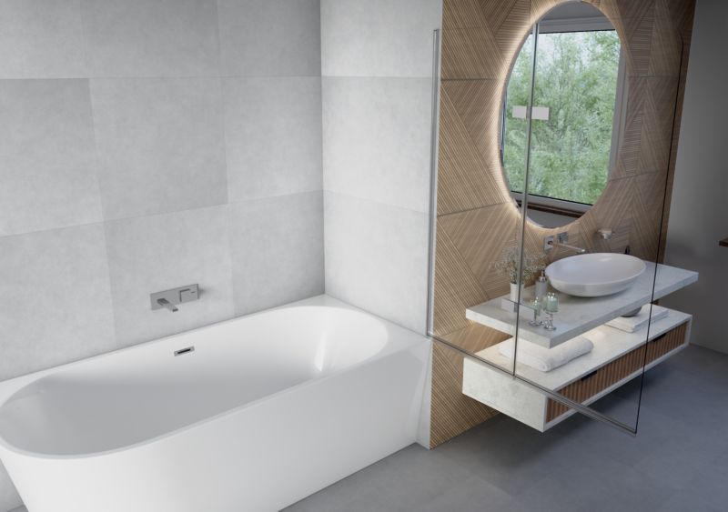 Parawan nawannowy SEVANTE 140x80 cm dwuczęściowy składany PICO chrom 1 szt.