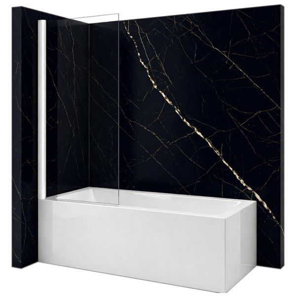 Parawan nawannowy Silla Aston 1-skrzydłowy fix biały 50 x 150 cm 1 szt.