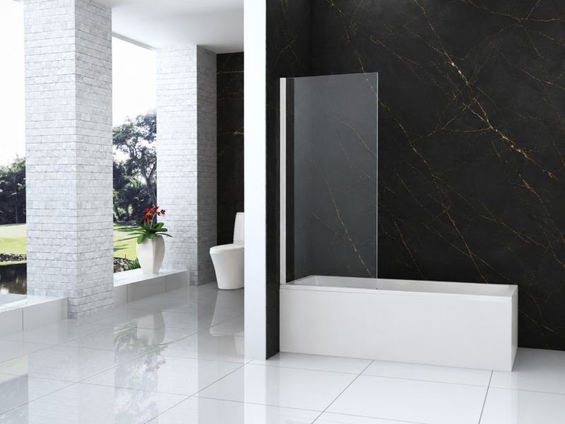 Parawan nawannowy Silla Aston 1-skrzydłowy fix biały 50 x 150 cm 1 szt.