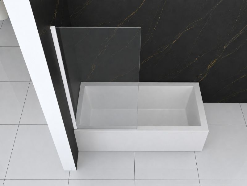 Parawan nawannowy Silla Aston 1-skrzydłowy fix biały 50 x 150 cm 1 szt.