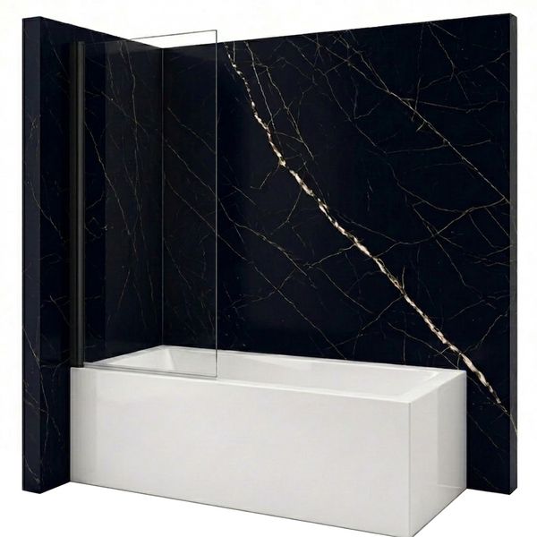 Parawan nawannowy Silla Aston 1-skrzydłowy fix czarny 60 x 150 cm 1 szt.
