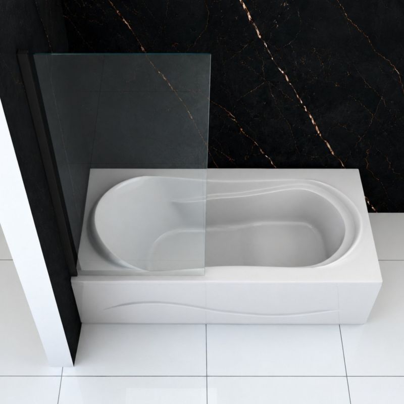 Parawan nawannowy Silla Aston 1-skrzydłowy fix czarny 60 x 150 cm 1 szt.
