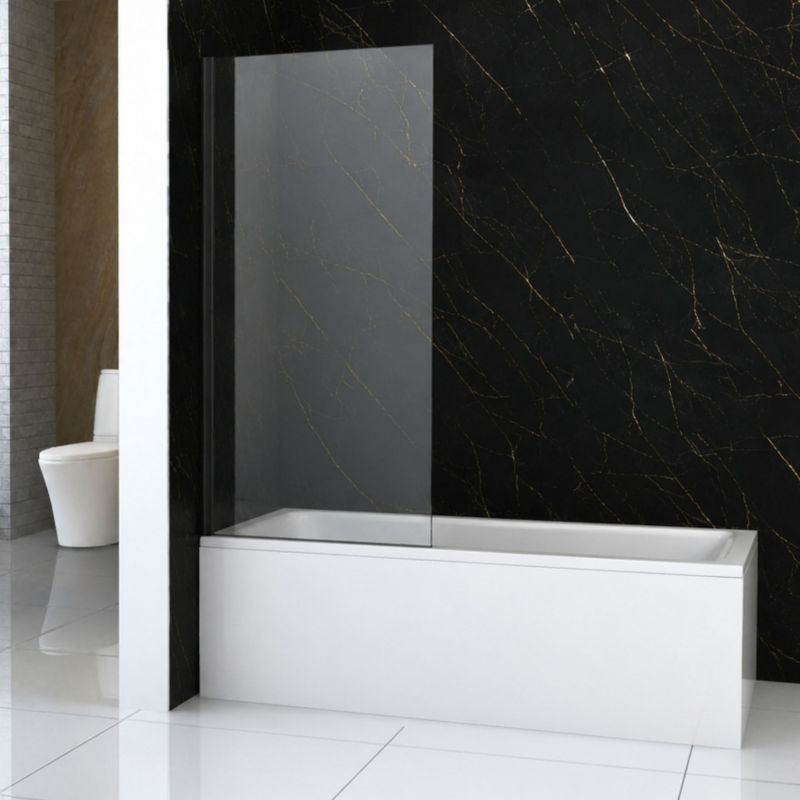 Parawan nawannowy Silla Aston 1-skrzydłowy fix czarny 60 x 150 cm 1 szt.