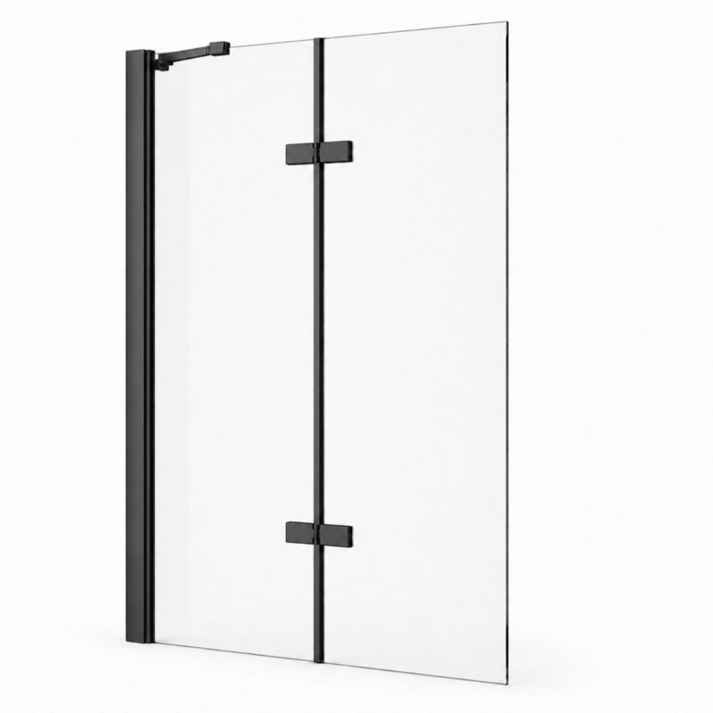 Parawan nawannowy Silla Garett 2-skrzydłowy ruchomy czarny 120 x 150 cm 1 szt.