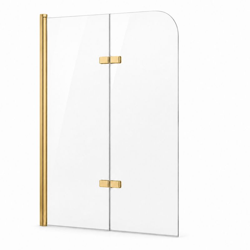 Parawan nawannowy Silla Marion 2-skrzydłowy uchylny ruchomy złoty 80 x 140 cm 1 szt.