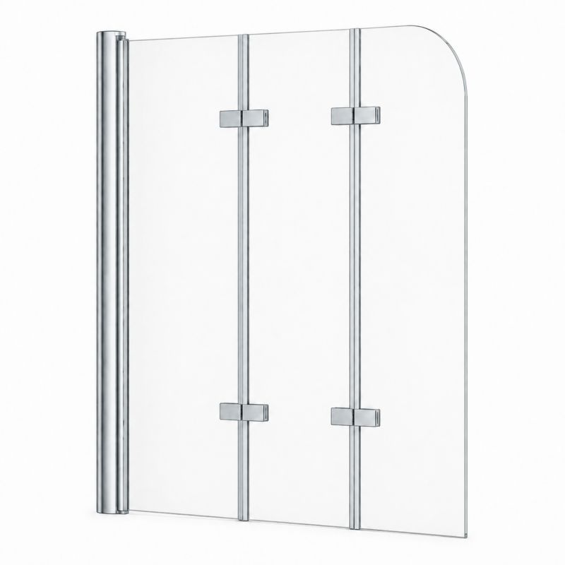 Parawan nawannowy Silla Marion 3-skrzydłowy ruchomy chrom 120 x 140 cm 1 szt.
